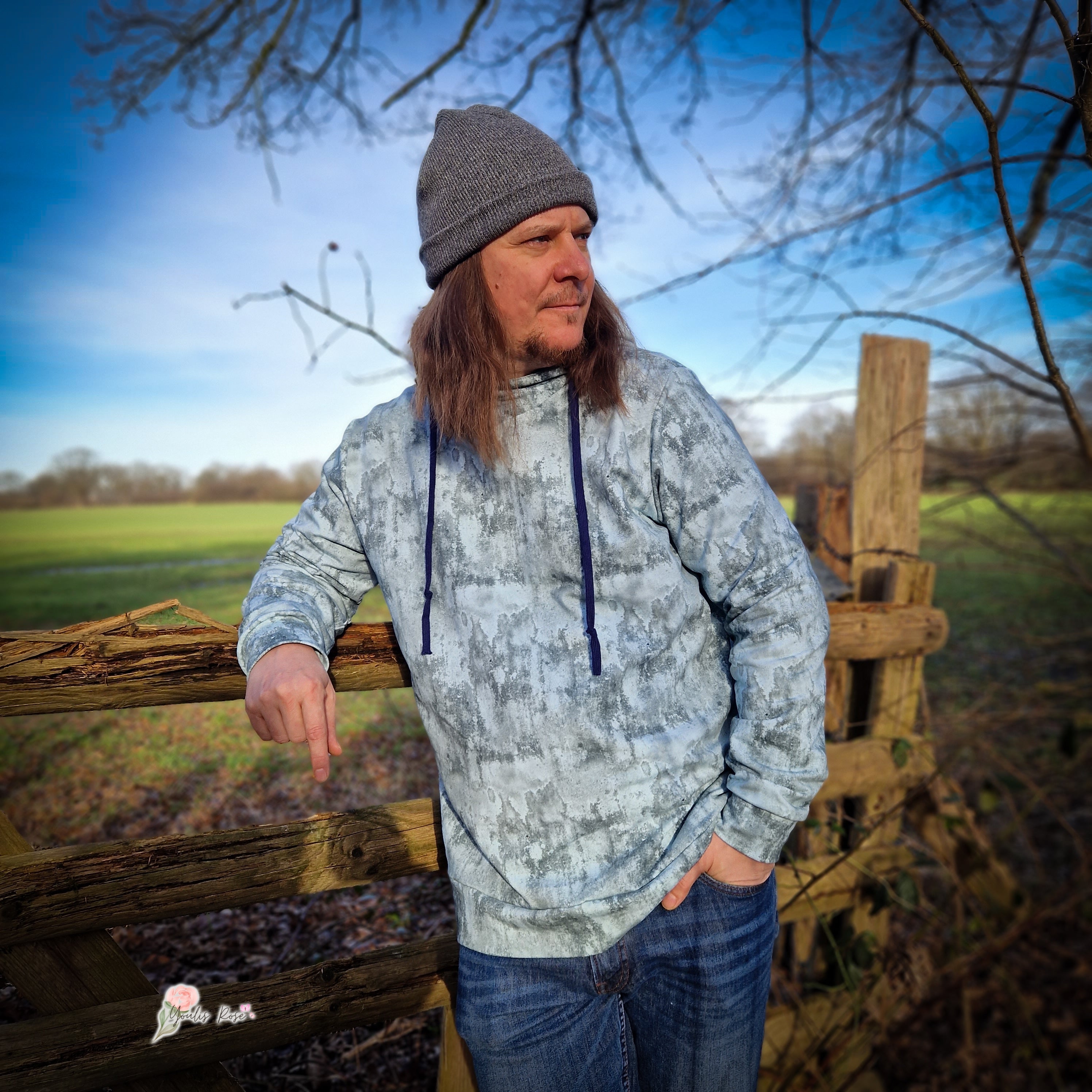 Grunge grau Augustvorbestellung